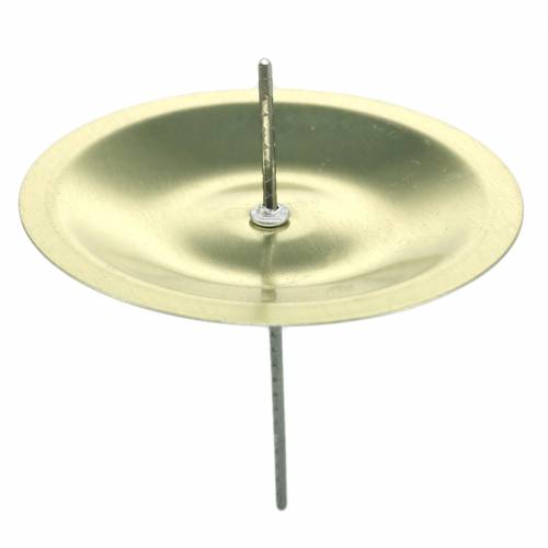 Candle holder with spike gold Ø5cm 36 pcs