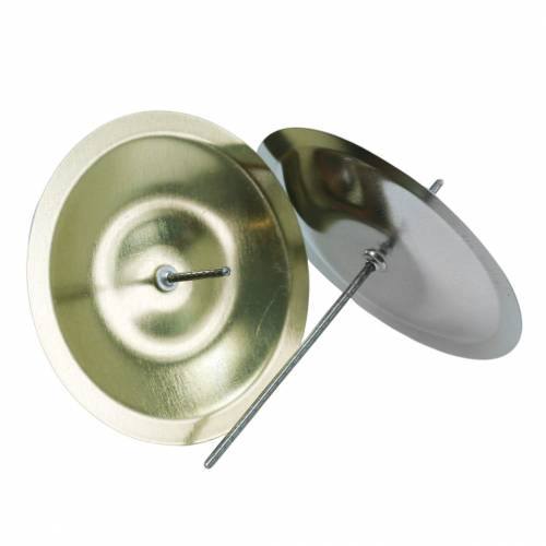 Product Candle holder with spike gold Ø5cm 36 pcs