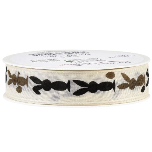 Product Gift ribbon Easter ribbon with wire 25mm 18m