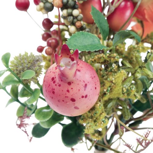 Floristik24 Artificial flower bouquet physalis globe thistle pomegranate decoration 21cm