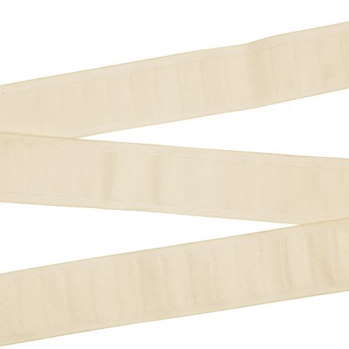 Floristik24 Decorative ribbon ribbon loops cream 40mm 6m