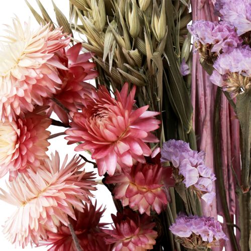 Product Dried flower bouquet, pink sea lavender, 58cm, decorative