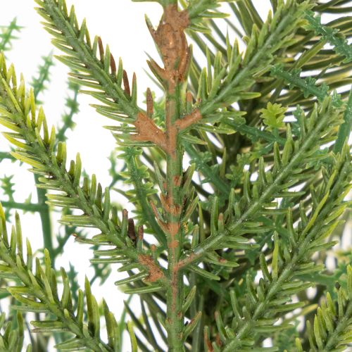 Artificial fir branch for festive decoration, 22cm, 2 pieces | Floristik24.ie