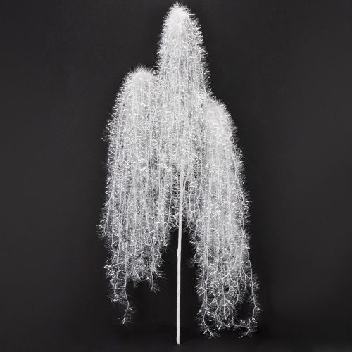 Artificial winter branch in white with a snowy, frosted look, 70cm buy online | Floristik24.ie