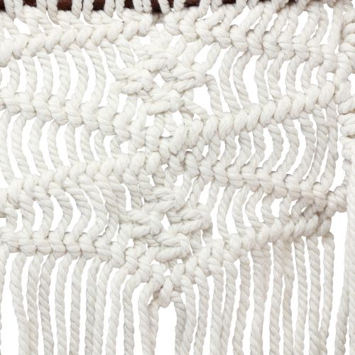 Product Macrame Boho Wall Hanging Natural Cream 18.5x48cm Decoration