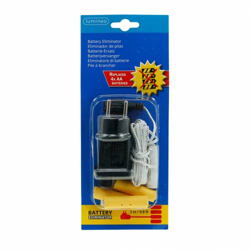 Floristik24 Battery adapter 4 × AA 6V 3m