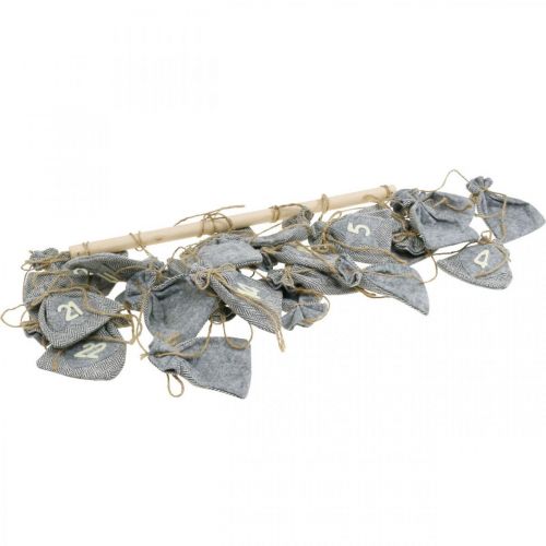Product Advent calendar to fill Advent decoration bag H110cm