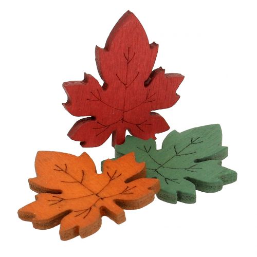 Floristik24 Maple leaf colored for sprinkling 3.5cm 72 pcs