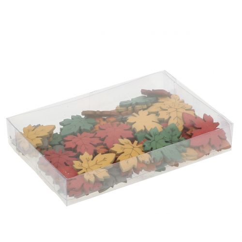 Floristik24 Maple leaf colored for sprinkling 3.5cm 72 pcs
