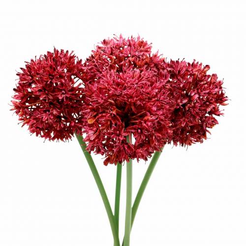 Ornamental onion Allium artificial mauve Ø7cm H58cm 4pcs