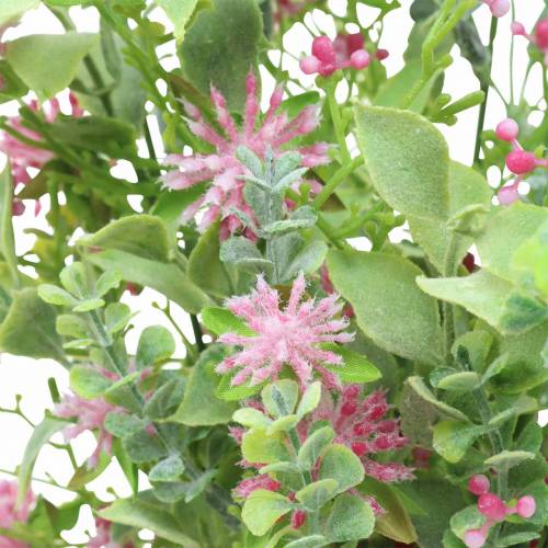 Floristik24 Bouquet with grass and flowers artificial pink 53cm