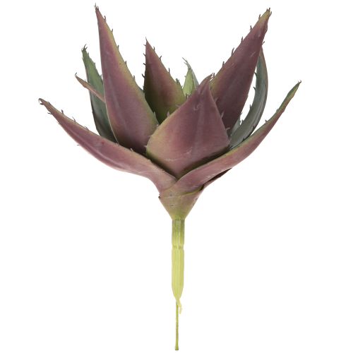 Floristik24 Aloe Vera Artificial Plant Purple Artificial Succulents Ø18cm
