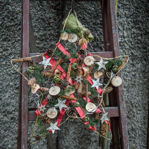 Product Red aluminum flat wire, 20mm diameter, 5m length - florist wire, decorative wire