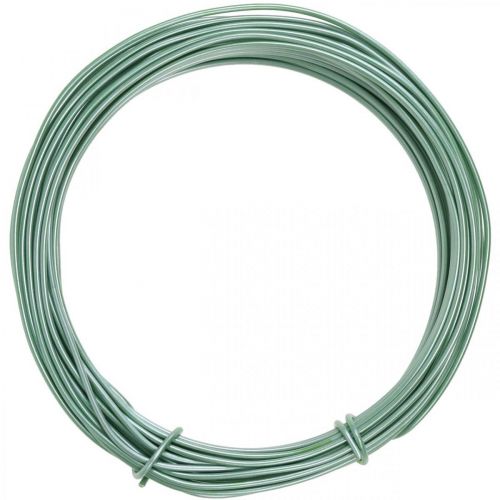 Floristik24 Aluminum wire Ø2mm Green Matt 100g 12m