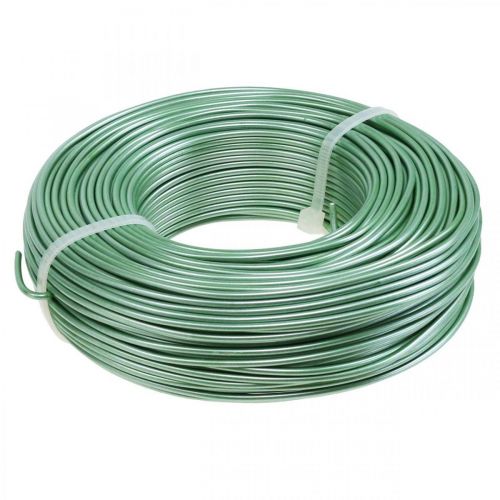 Floristik24 Aluminum wire Ø2mm green matt 500g 60m