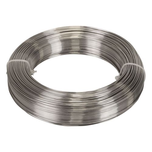 Product Aluminum wire 1.5mm 1kg silver - Flexible craft wire, florist wire, jewelry wire, bonsai wire, DIY decoration