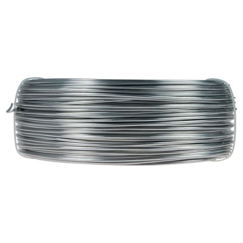 Aluminum wire 2mm jewelry wire silver 118m 1kg | Floristik24.ie