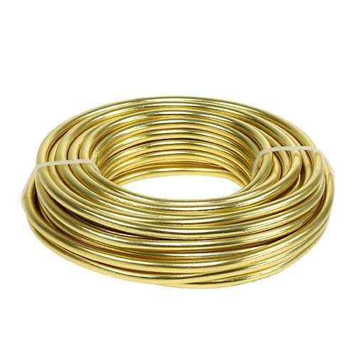 Floristik24 Aluminum wire 5mm 500g gold