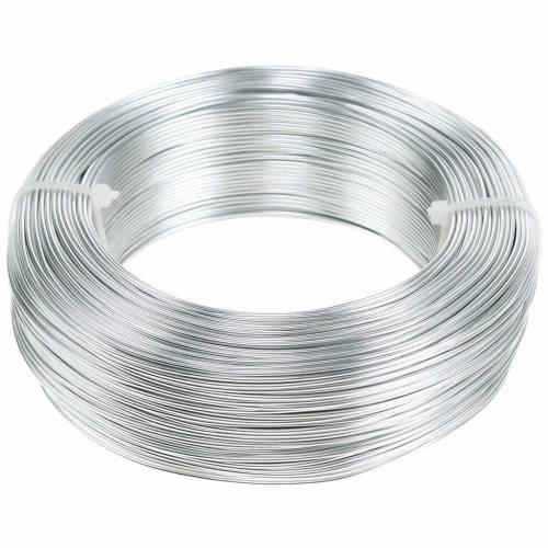 Floristik24 Aluminum wire Ø1.0mm silver 250g 120m