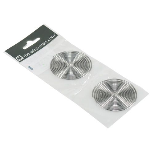 Floristik24 Wire screw metal screw silver 2mm 120cm 2pcs