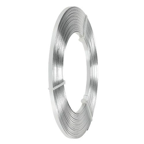 Product Aluminum Flat Wire Silver 5mm x1mm 10m