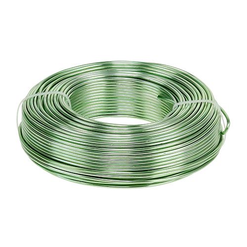 Aluminum wire Ø2mm 500g 60m mint green