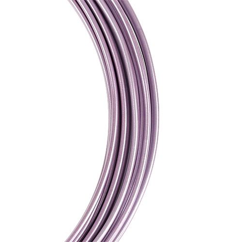 Floristik24 Aluminum wire 2mm light purple 3m