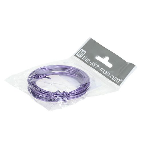 Product Aluminum Wire 2mm Purple 3m