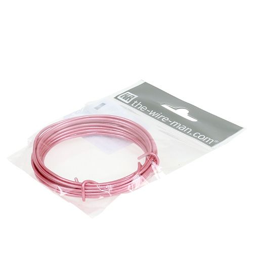 Product Aluminum wire 2mm pink 3m