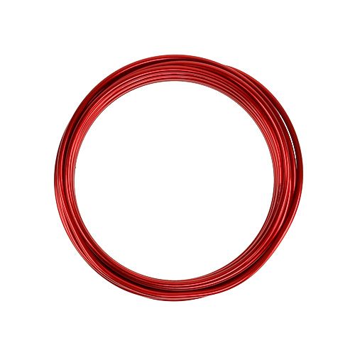 Floristik24 Aluminum Wire 2mm Red 3m