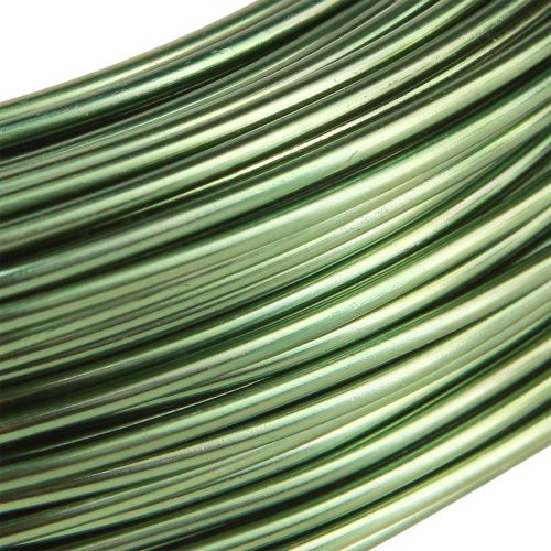 Product Green aluminum wire Ø2mm craft wire decoration 500g 60m