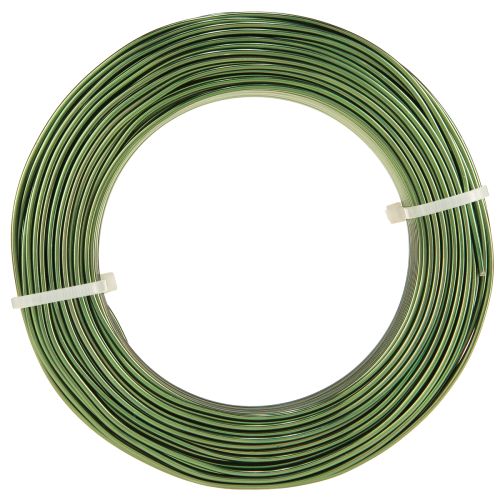 Product Green aluminum wire Ø2mm craft wire decoration 500g 60m