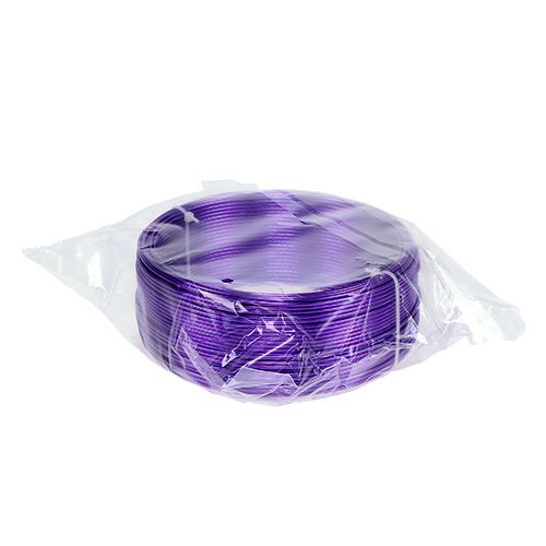 Floristik24 Aluminum wire Purple Ø2mm 500g (60m)