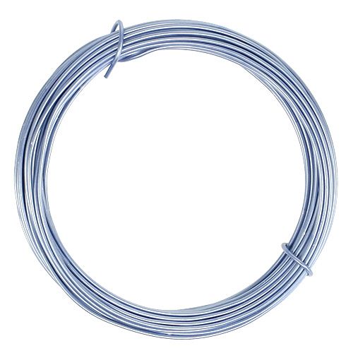 Aluminum wire pastel blue Ø2mm 12m