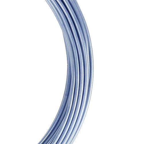 Floristik24 Aluminum wire pastel blue Ø2mm 12m
