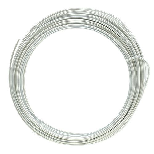 Floristik24 Aluminum wire 2mm 100g cream