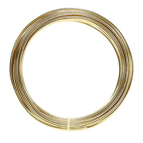Floristik24 Aluminum wire 2mm 100g gold