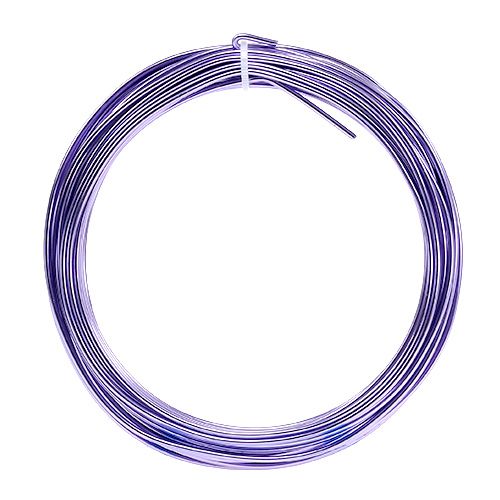 Product Aluminum wire 2mm 100g lavender