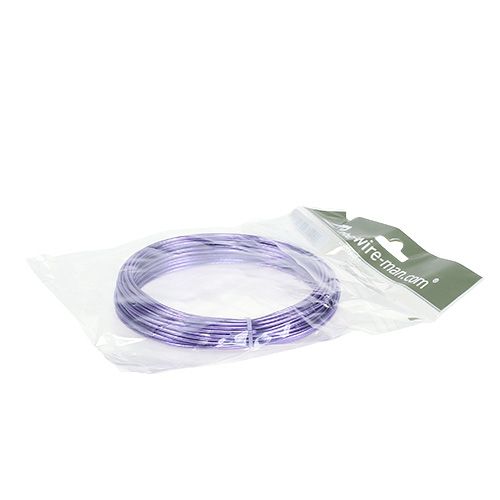 Product Aluminum wire 2mm 100g lavender