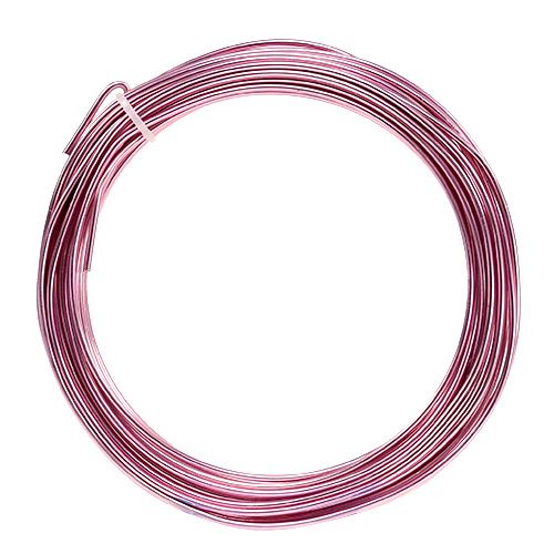 Aluminum wire 2mm 100g pink