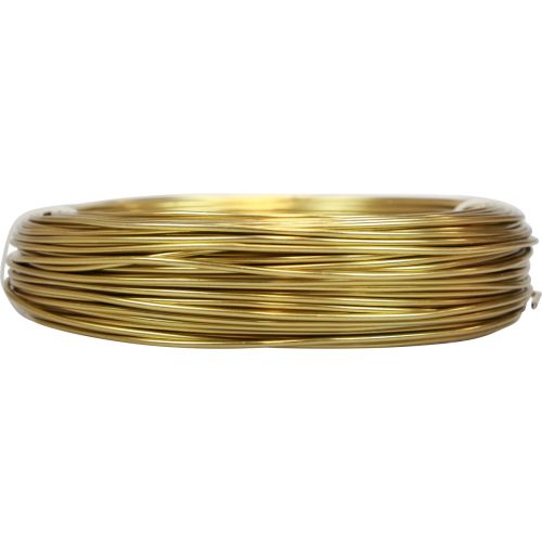 Product Golden aluminum wire 2mm 500g 60m for crafting and decoration