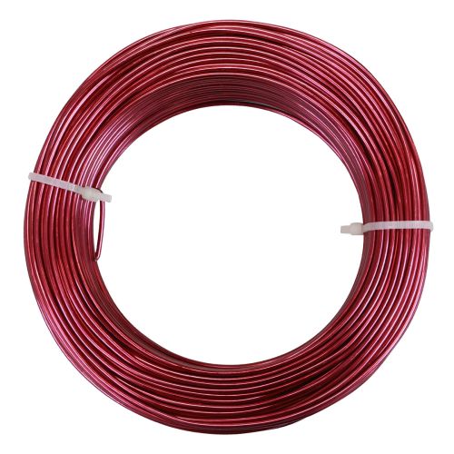 Product Aluminum wire Ø2mm 500g, 60m Pink - Flexible &amp; versatile for DIY jewelry, crafts and decoration