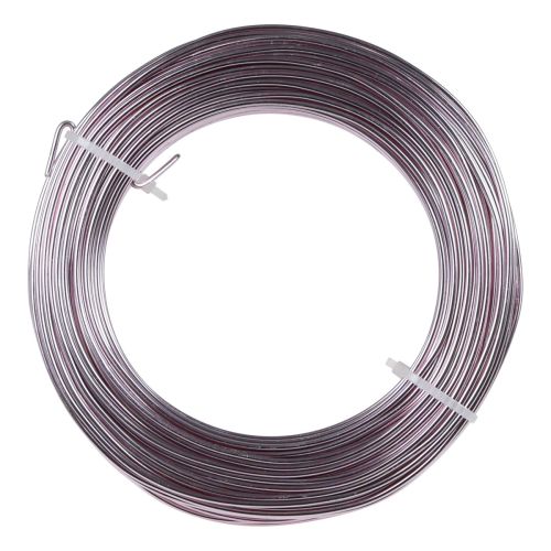 Product Aluminum wire Ø2mm pink decorative wire round 480g