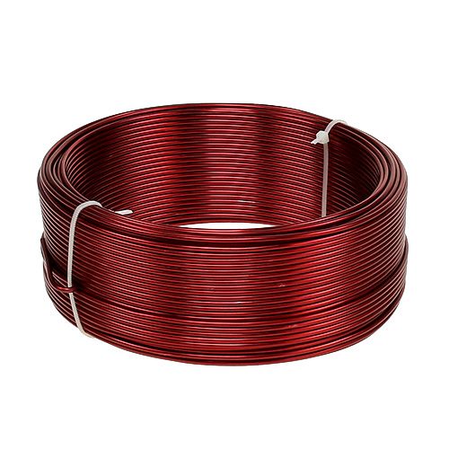 Floristik24 Aluminum wire red Ø2mm 500g (60m)