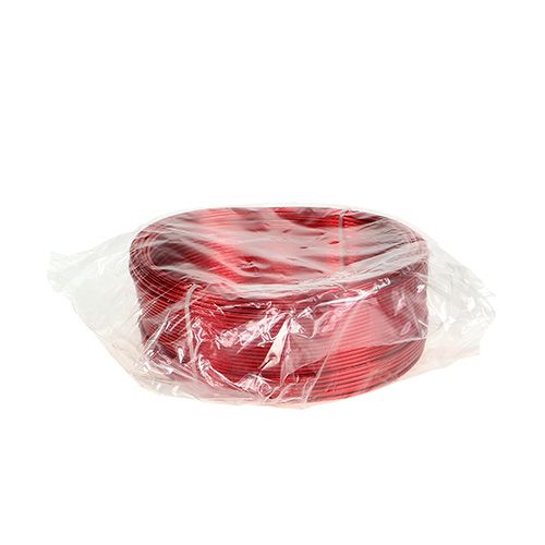 Product Red aluminum wire Ø2mm 500g 60m - Jewelry wire, craft wire, decorative wire for floristry and crafts
