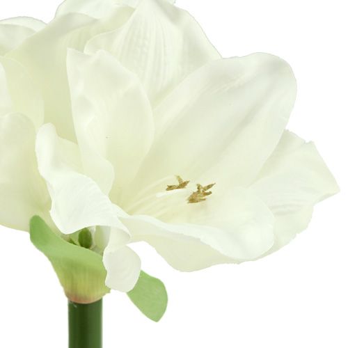 Floristik24 Amaryllis artificial 60cm white