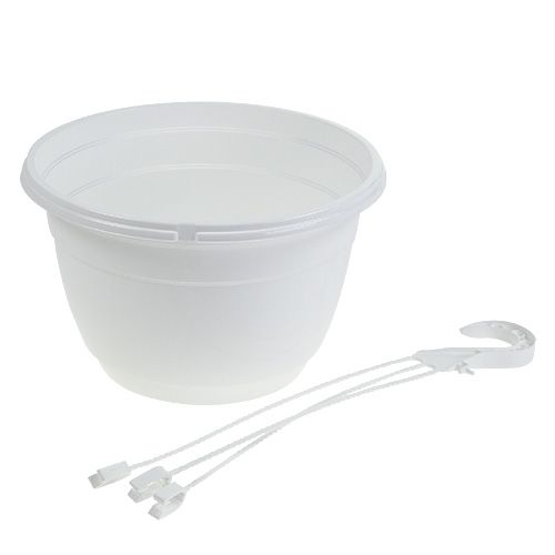 Product Flower basket 25cm white