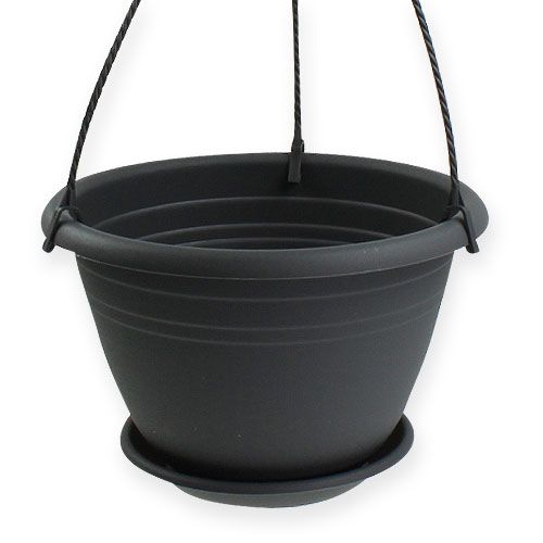Product Hanging basket Galicia Ø30cm anthracite