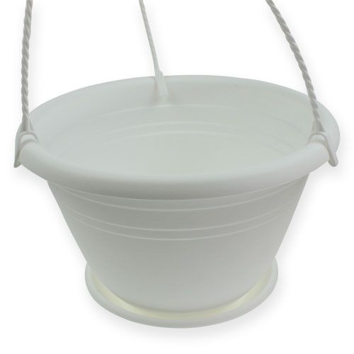 Product Hanging basket Galicia Ø30cm white