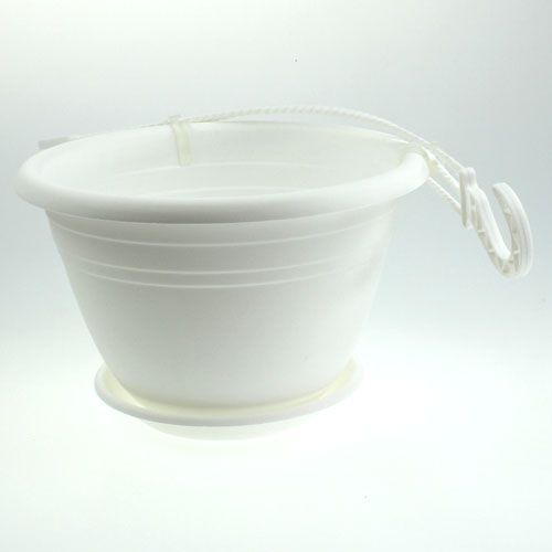 Product Hanging basket Galicia Ø30cm white